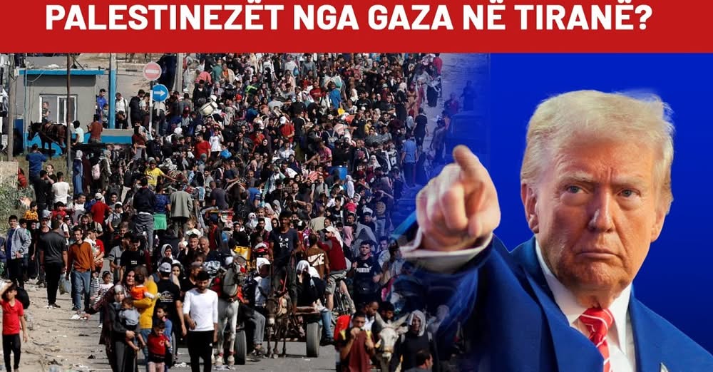 A2 CNN PALESTINEZET NGA GAZA NE TIRANE